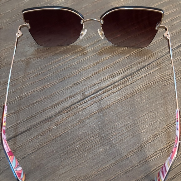 KATE SPADE ARIELLA RIMLESS SUNGLASSES GOLD GRADIENT - Picture 9 of 11